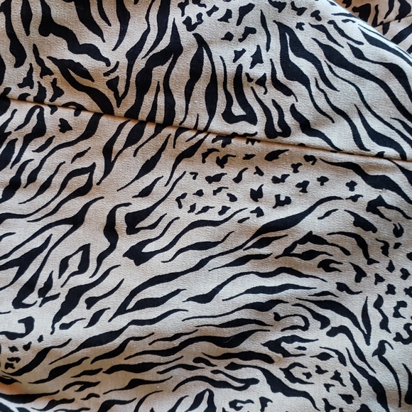 Vintage 1980s Leopard Crisscross Cutout Midriff Pencil Dress sz XS Women's - Picture 2 of 9